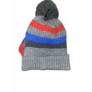 West Loop Boys Winter Hat And Mittens Grey 2T-5T
